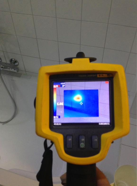 Diagnostic - recherche de fuite d'eau avec caméra thermique
